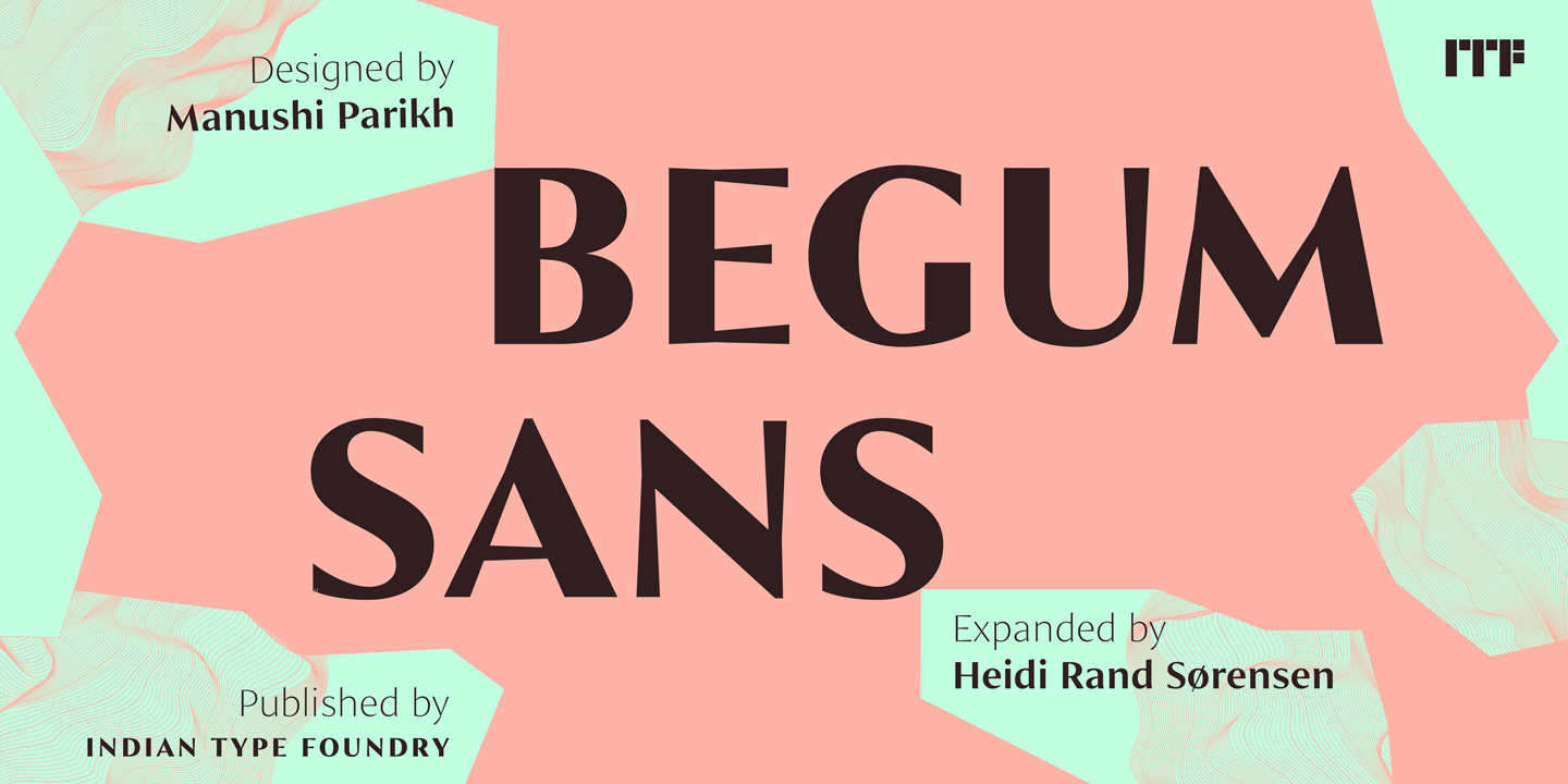 Beispiel einer Begum Sans Semi Bold-Schriftart